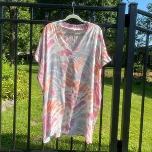 Karlie Tie Dye Tunic Dress